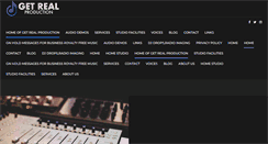 Desktop Screenshot of getrealproduction.co.uk